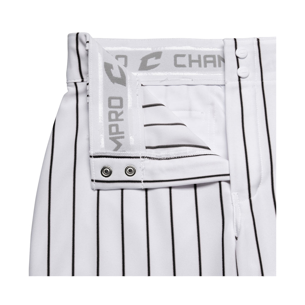 Pantalon Beisbol Champro Triple Crown Pinstripe BPPINAWBP Rayas Blanco Negro ADULTO