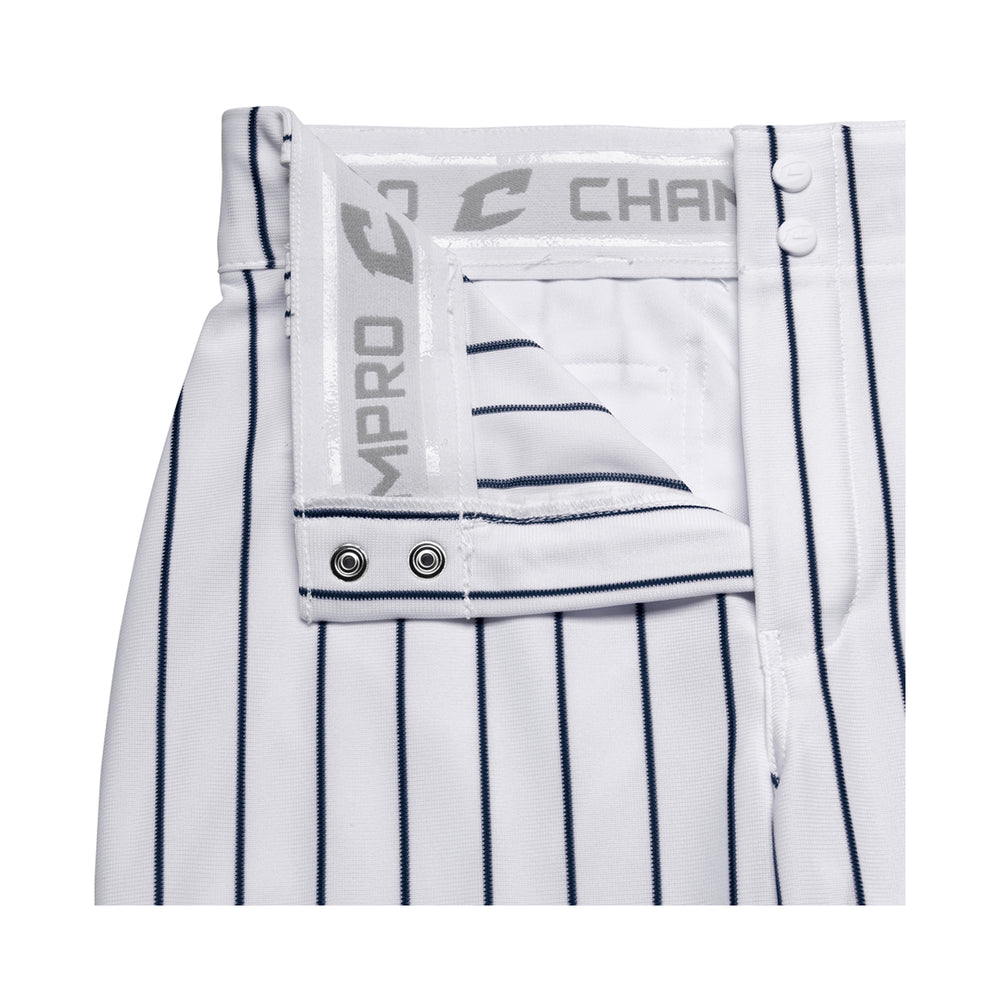 Pantalon Beisbol Champro Triple Crown Pinstripe BPPINAWNP Rayas Blanco Marino ADULTO