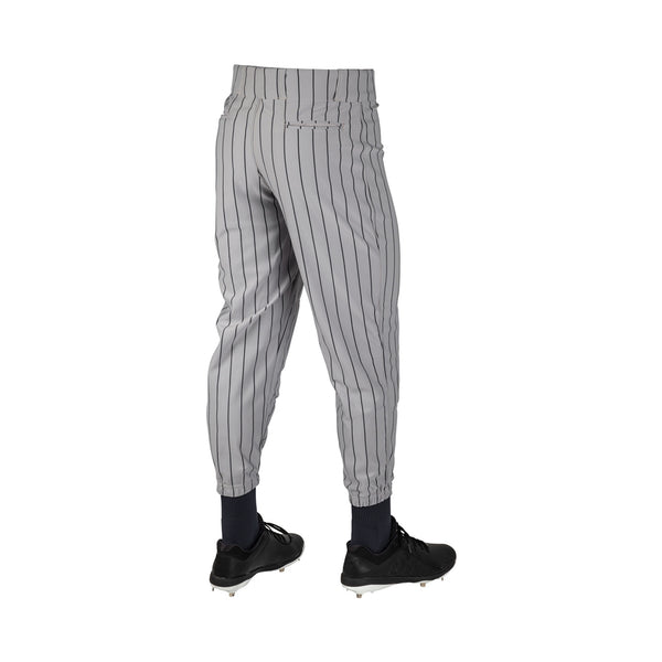 Pantalon Beisbol Champro Blanco Largo Triple Crown Pinstripe BPPINAGNP Rayas Gris Azul Oscuro ADULTO