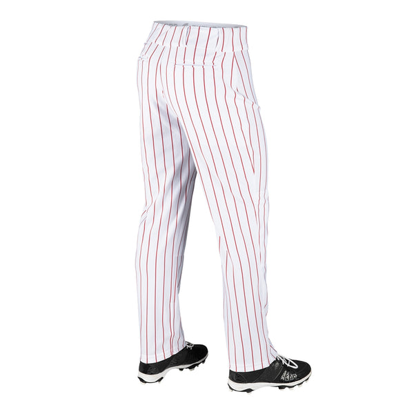 Pantalon Beisbol Champro Blanco Rayas Rojo Largo Triple Crown BPPINU Adulto