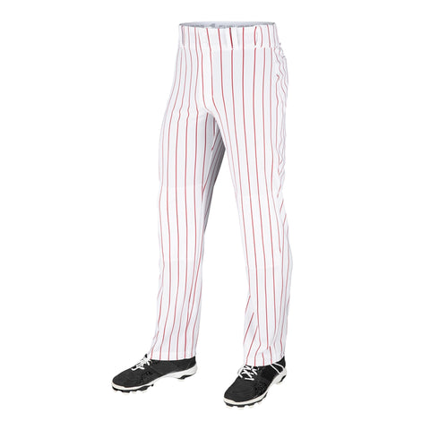 Pantalon Beisbol Champro Blanco Rayas Rojo Largo Triple Crown BPPINU Adulto