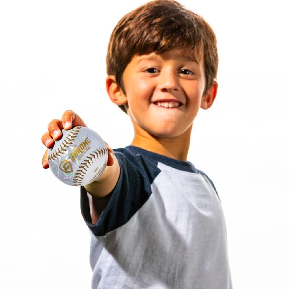 Set 3 Pelotas de Beisbol Infantil Franklin Soft Strike Chrome 9 in JUVENIL