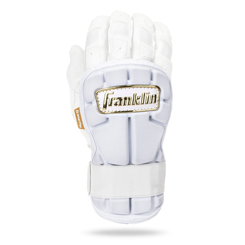 Protector Mano Beisbol Softbol PRT LG Protective Blanco Dorado ADULTO