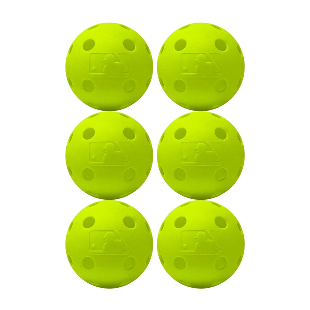 Set 6 Pelotas de Entrenamiento Indestruct-A-Ball Beisbol Franklin Verde