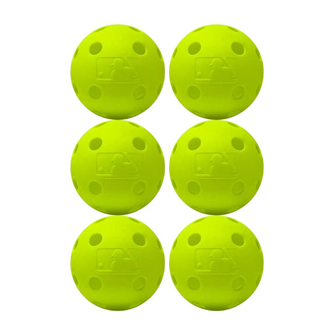 Set 6 Pelotas de Entrenamiento Indestruct-A-Ball Beisbol Franklin Verde