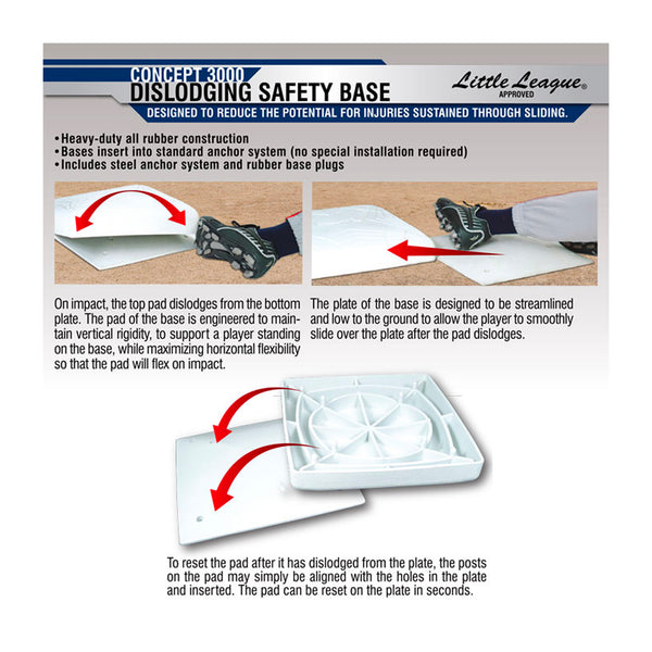 Set de Bases Softbol Champro B072S Desmontable