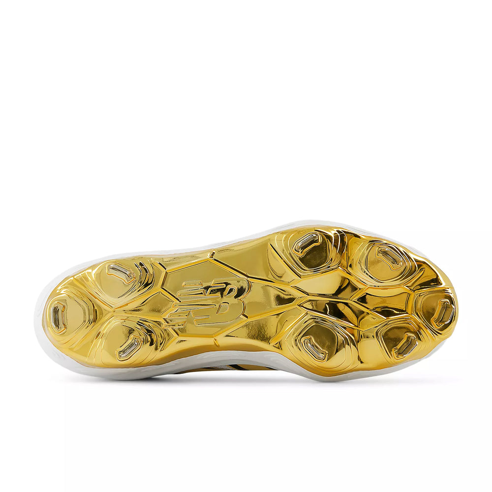 Spikes Beisbol New Balance Fresh Foam 3000 V7 Metal Blanco Dorado