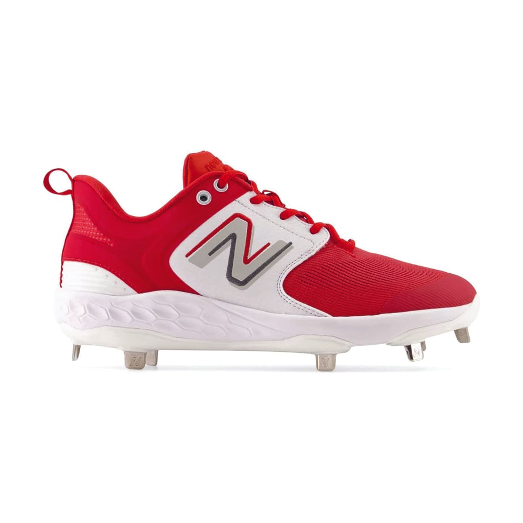 Spikes Beisbol New Balance Fresh Foam X 3000 V6 Rojo Blanco Beisbolmania