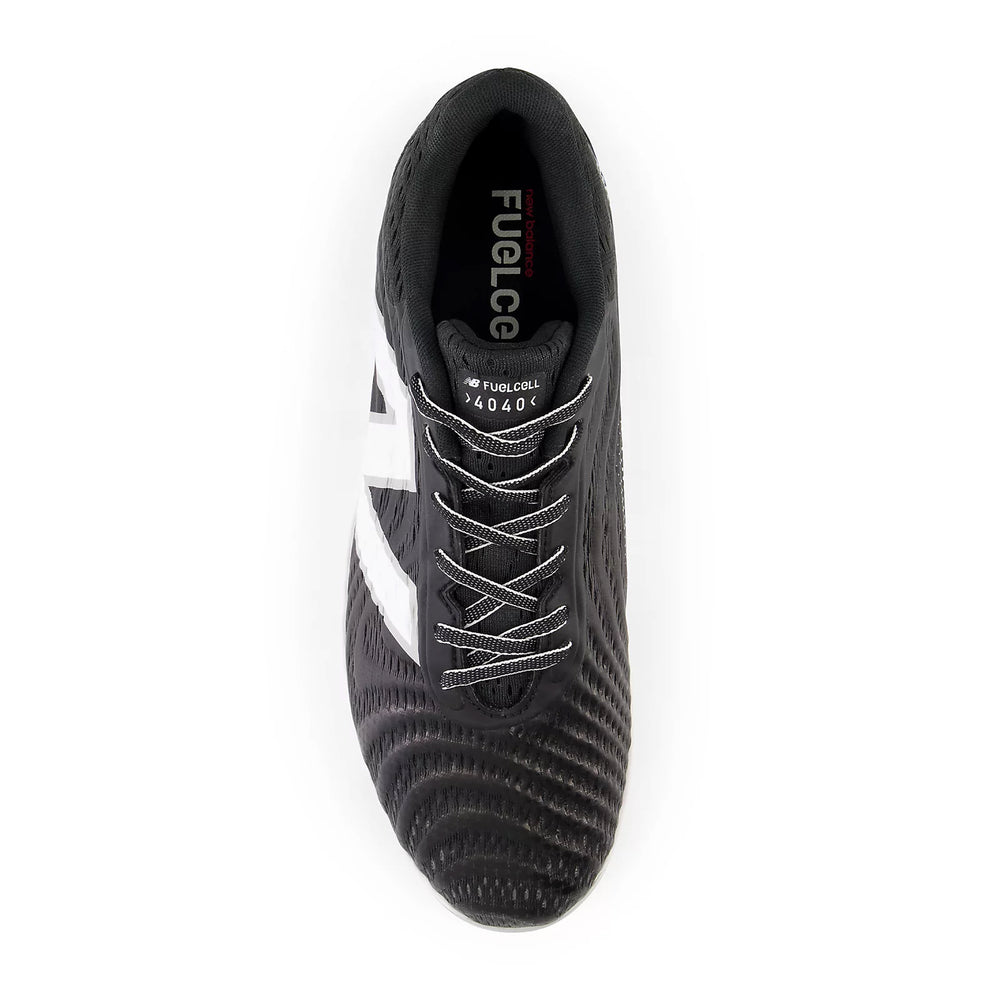 Spikes Beisbol New Balance FuelCell 4040 V7 Metal Negro Blanco