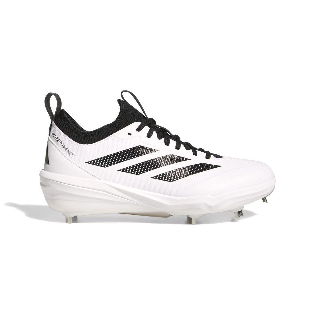 Spikes Beisbol Softbol Adidas  Impact 2.0 Blanco Metal