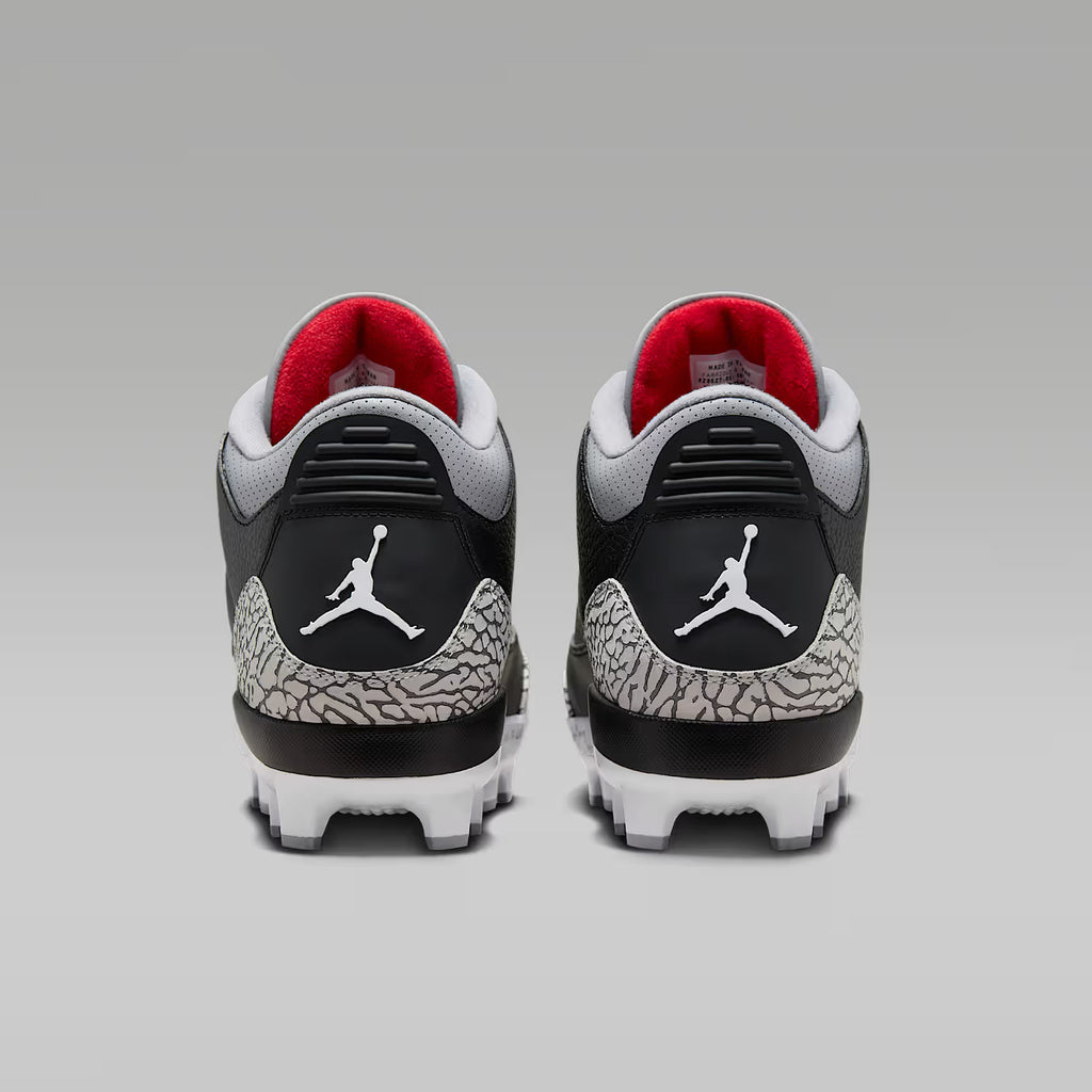 Spikes Beisbol Softbol Jordan 3 Retro MCS Negro Gris – Beisbolmania