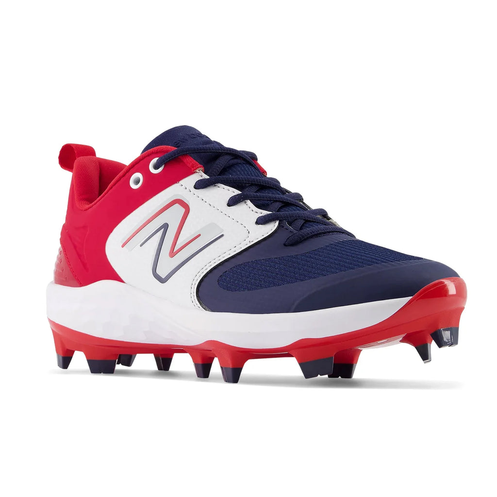 Spikes Beisbol Softbol New Balance Fresh Foam Velo V3 Rojo Marino Dama