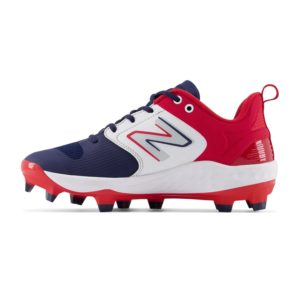 Spikes Beisbol Softbol New Balance Fresh Foam Velo V3 Rojo Marino Dama