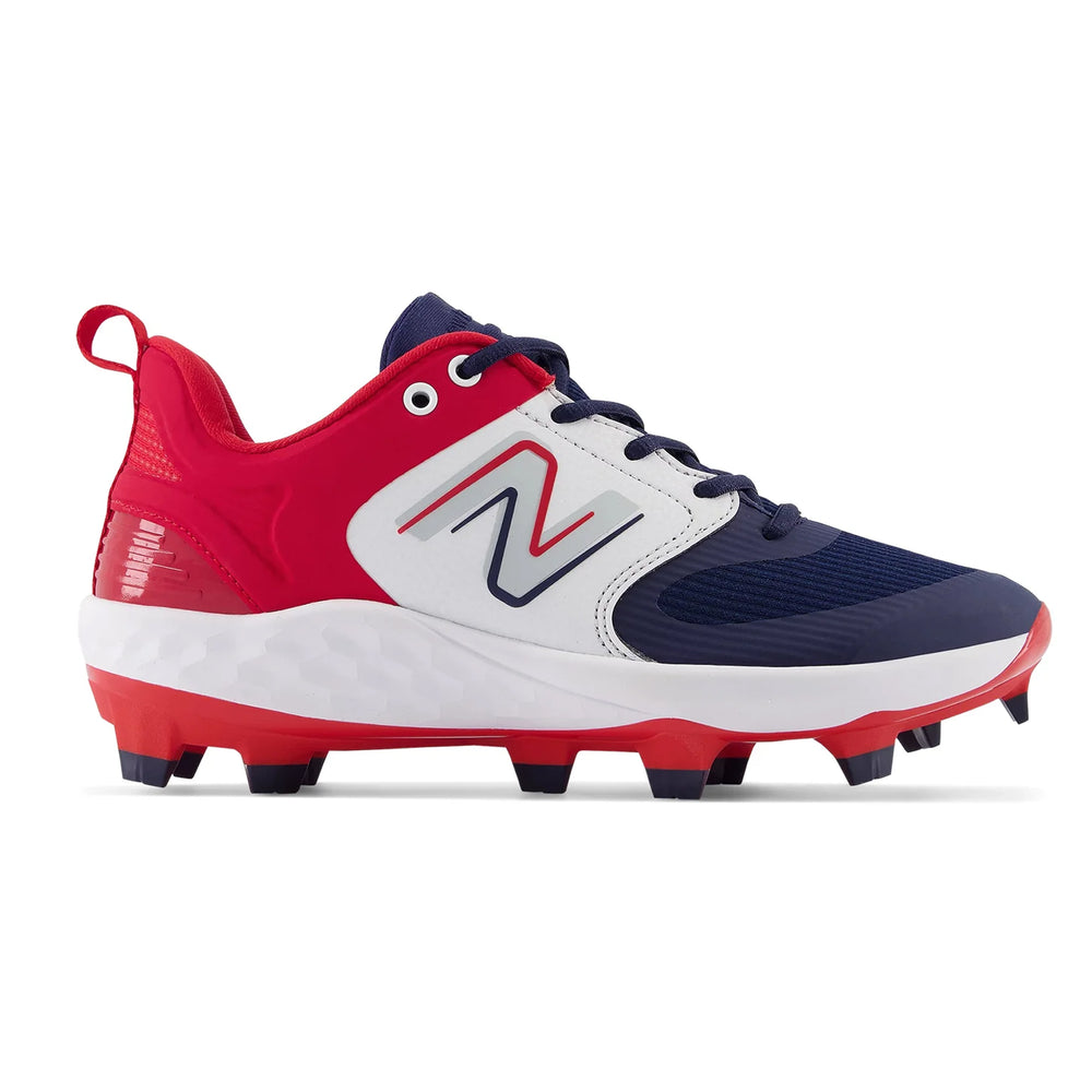 Spikes Beisbol Softbol New Balance Fresh Foam Velo V3 Rojo Marino Dama