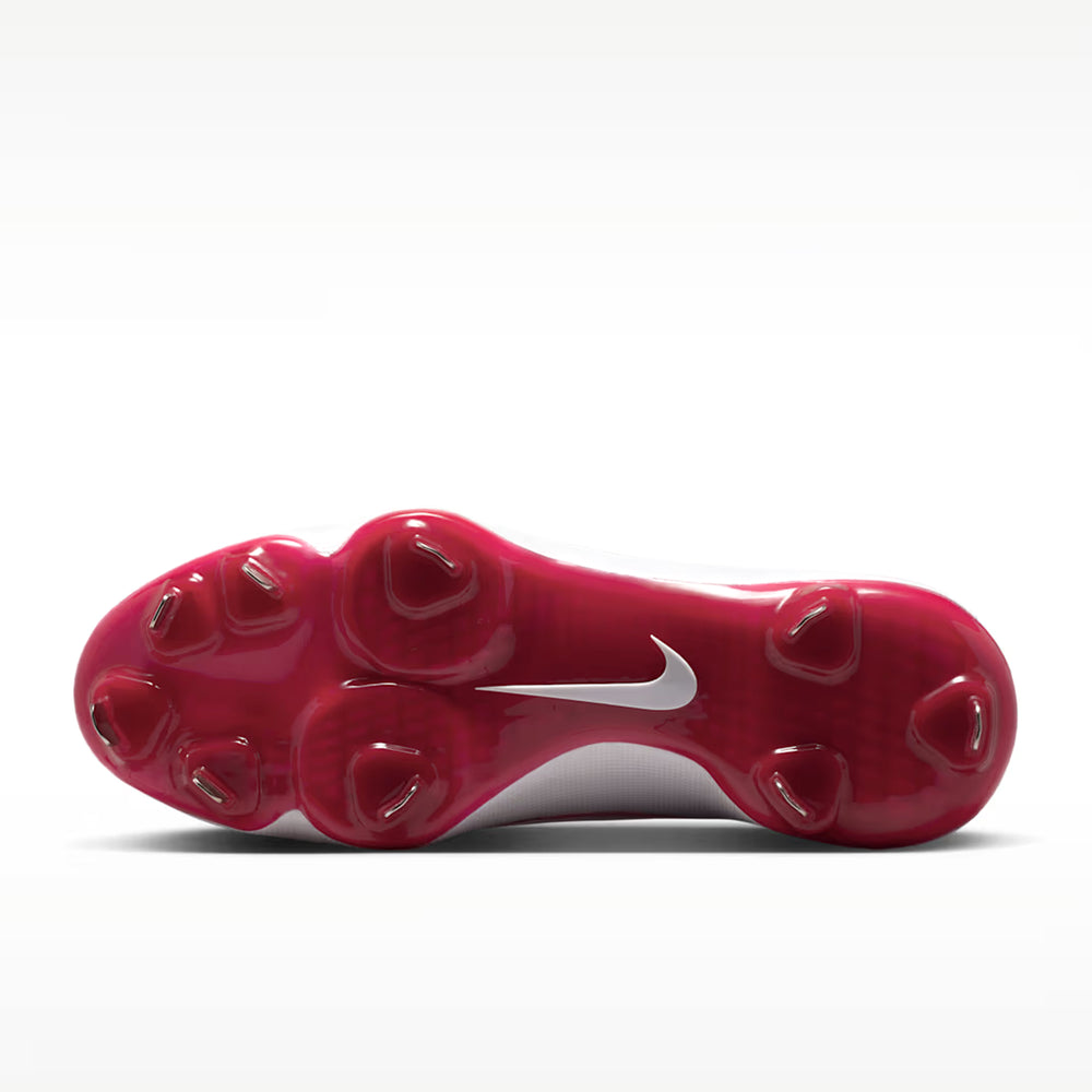 Spikes Beisbol Softbol Nike Diamond Showcase MTL Metal Blanco Rojo