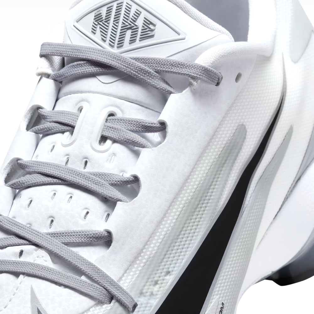 Spikes Beisbol Softbol Nike Diamond Standout MCS Plastico Blanco Gris