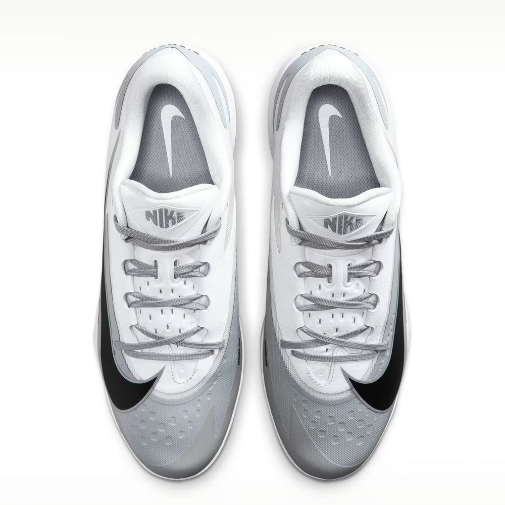 Spikes Beisbol Softbol Nike Diamond Standout MCS Plastico Blanco Gris