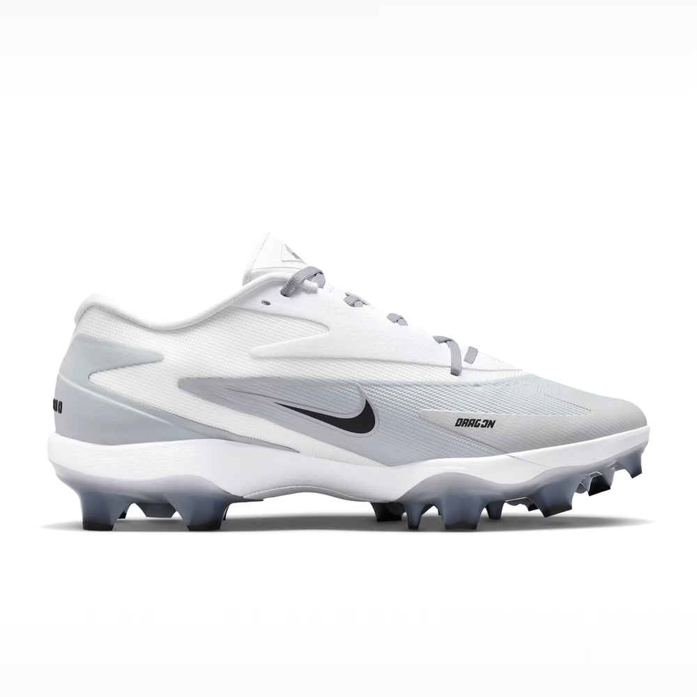Spikes Beisbol Softbol Nike Diamond Standout MCS Plastico Blanco Gris