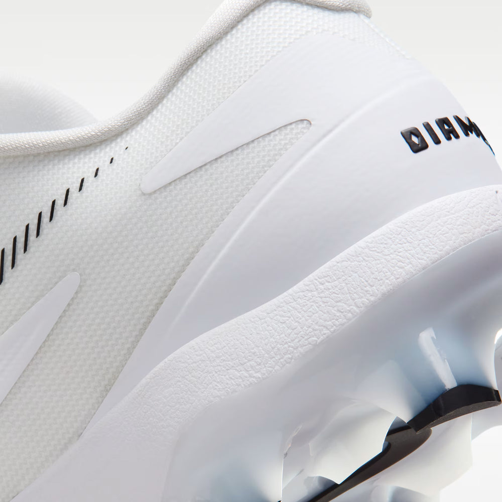Spikes Beisbol Softbol Nike Diamond Standout MCS Plastico Blanco