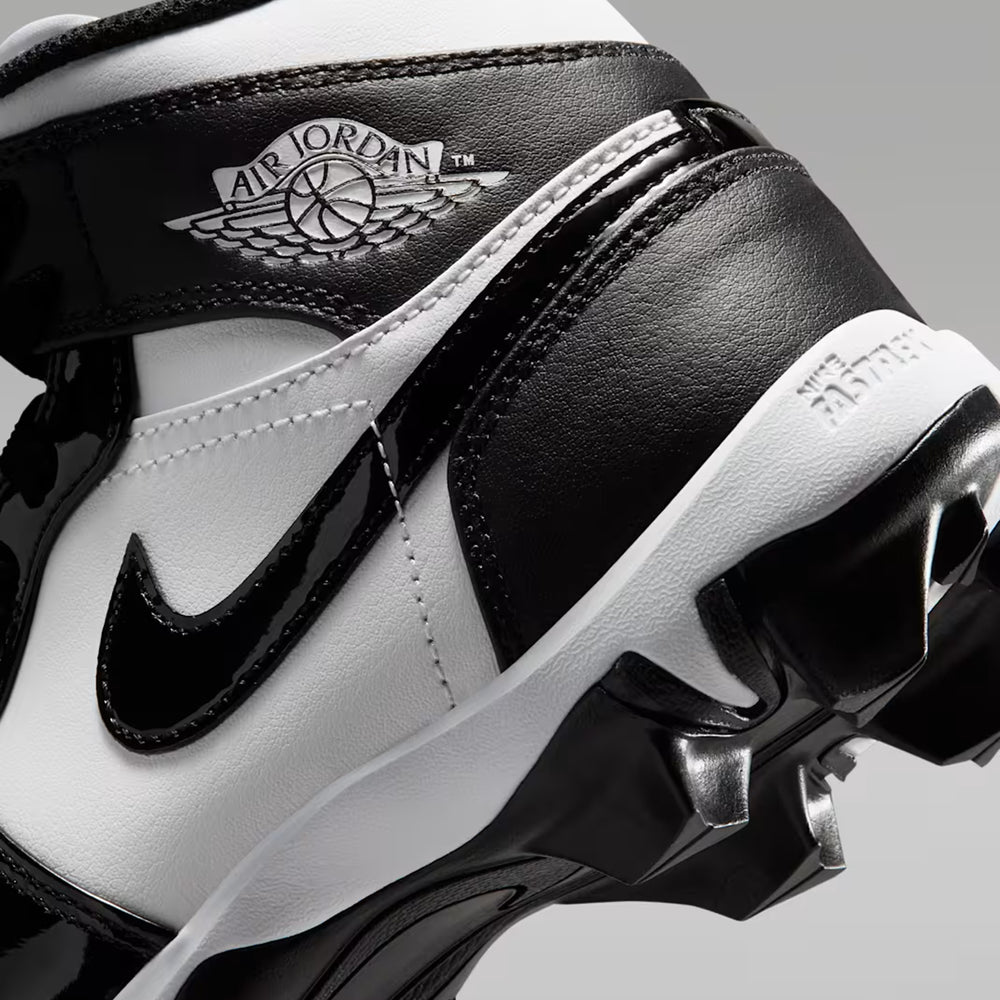 Spikes Beisbol Softbol Nike Jordan 1 Negro Blanco Infantil