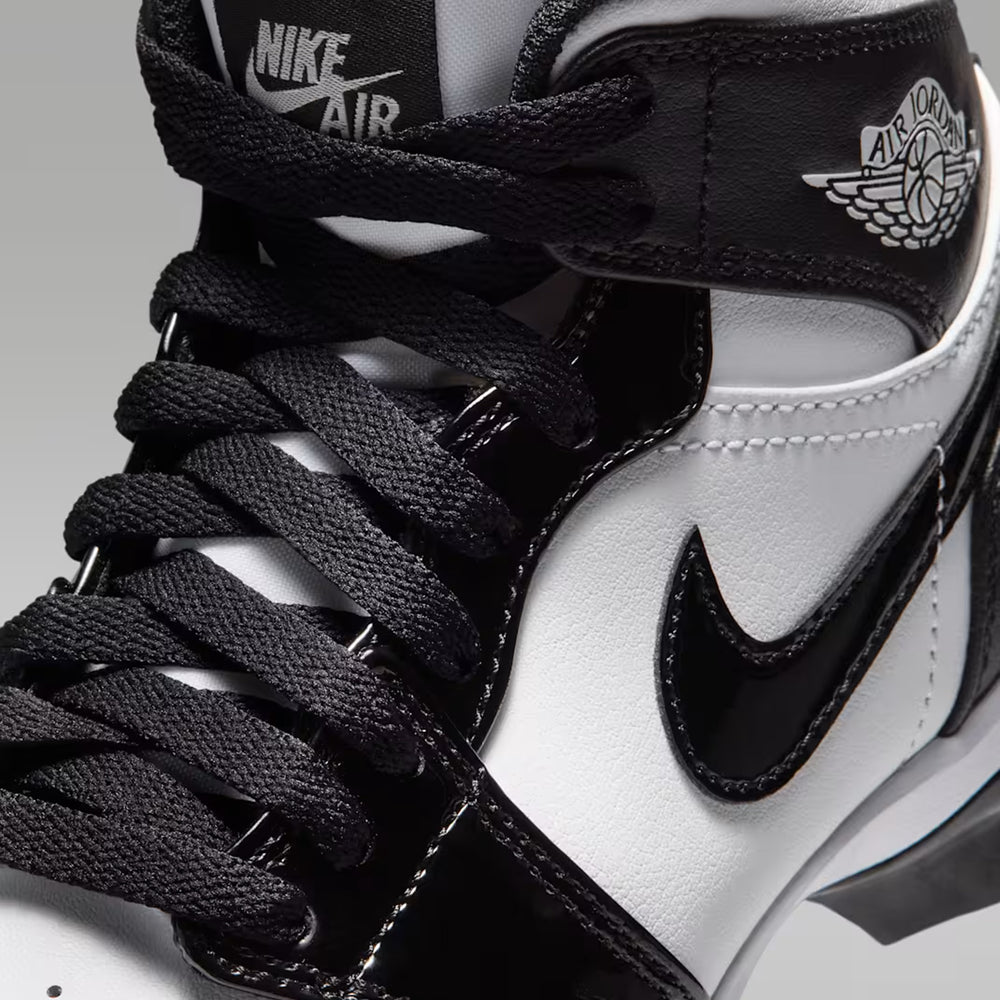 Spikes Beisbol Softbol Nike Jordan 1 Negro Blanco Infantil