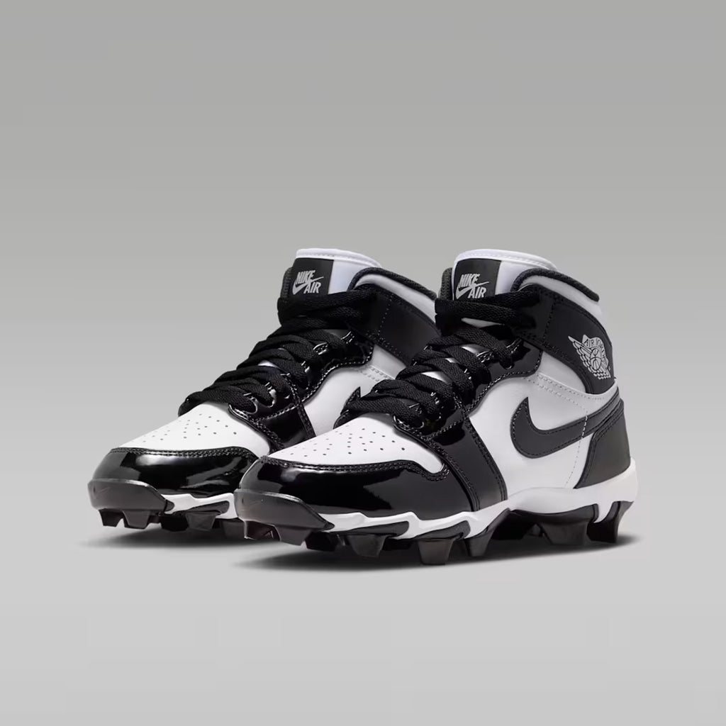 Spikes Beisbol Softbol Nike Jordan 1 Negro Blanco Infantil