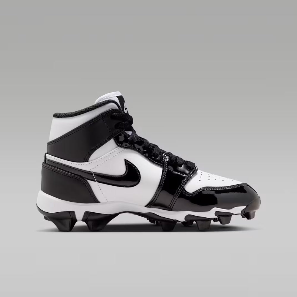 Spikes Beisbol Softbol Nike Jordan 1 Negro Blanco Infantil