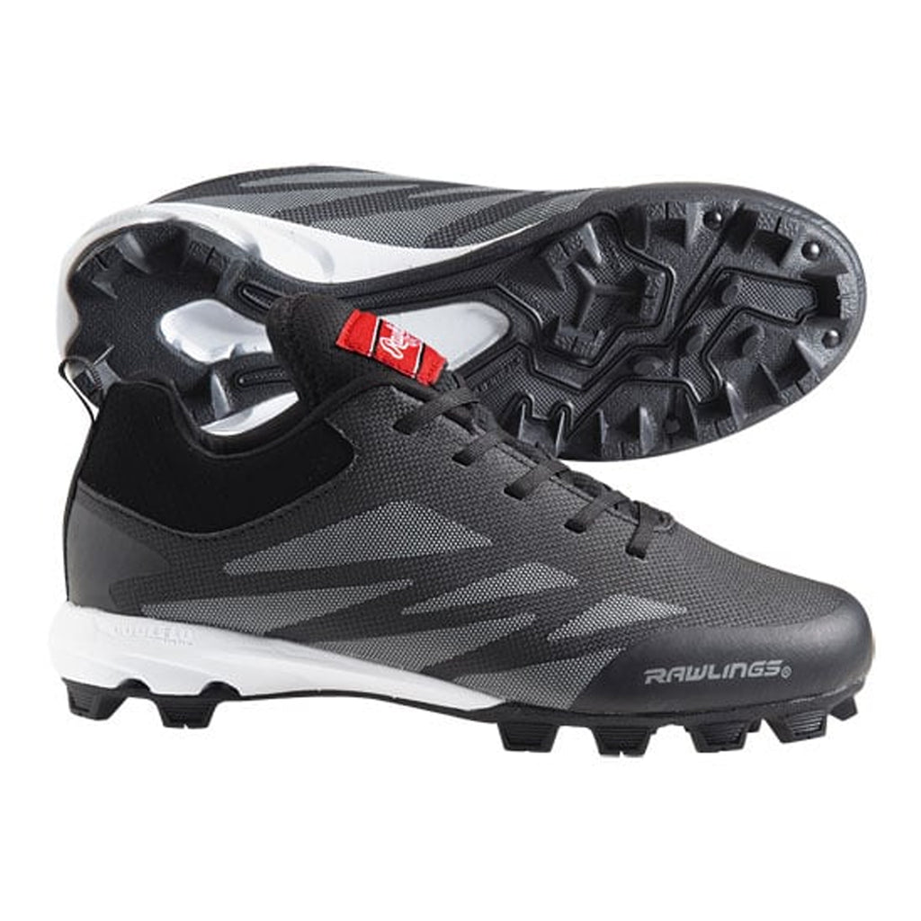 Spikes Beisbol Softbol RawlingsClubhouse II Negro INFANTIL