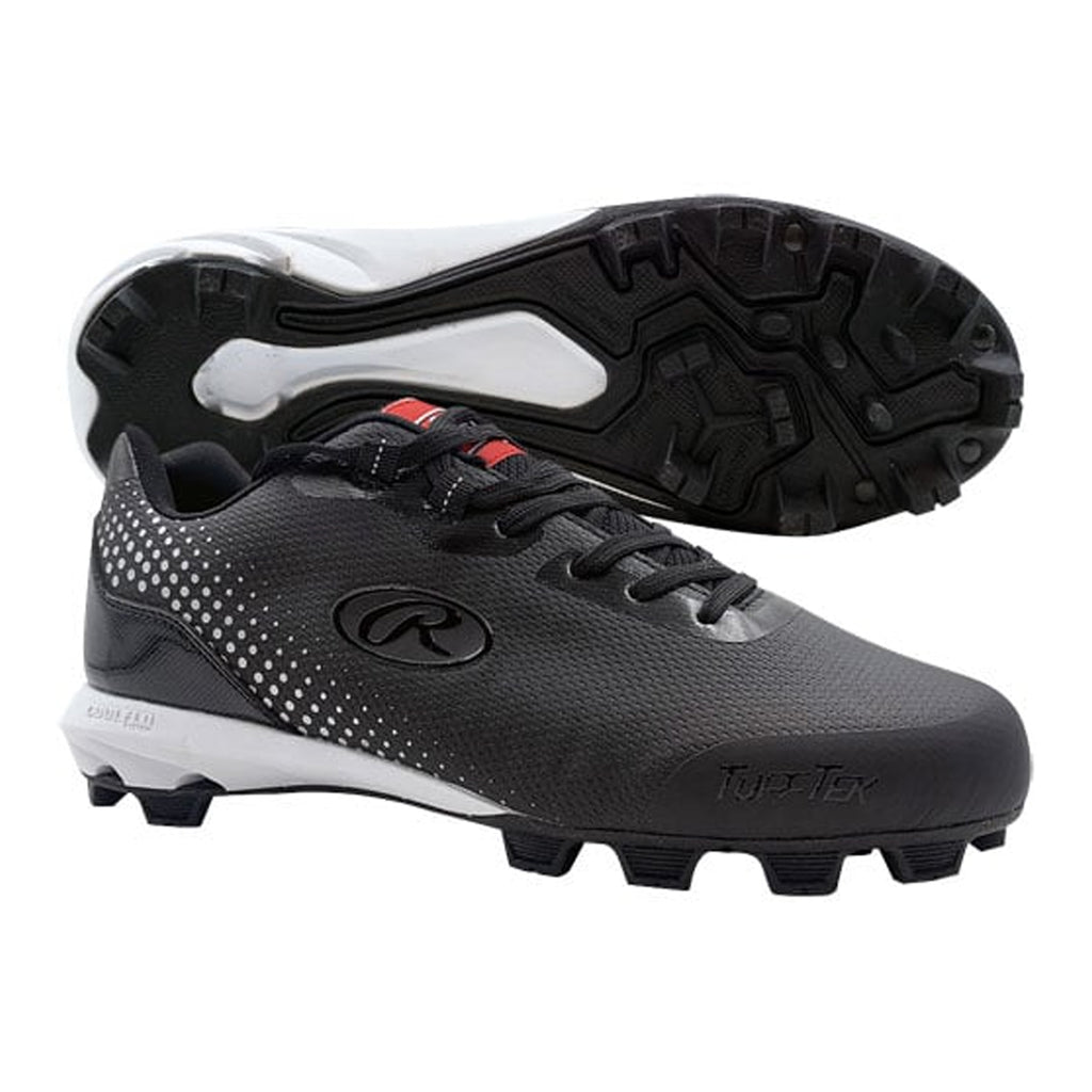 Spikes Beisbol Softbol Rawlings I169504 Negro INFANTIL