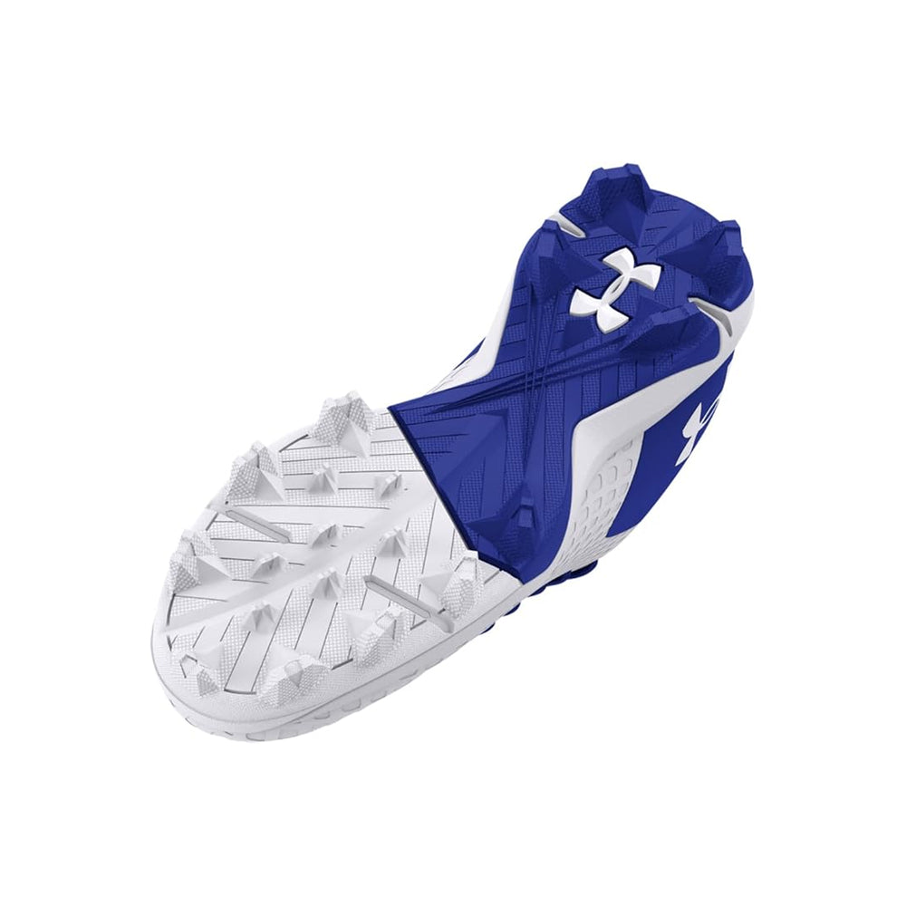 Spikes Beisbol Softbol Under Armour Glyde 2.0 RM Blanco Azul Infantil