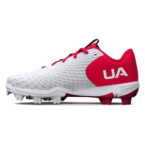 Spikes Beisbol Softbol Under Armour Glyde 2.0 RM Blanco Rojo Infantil