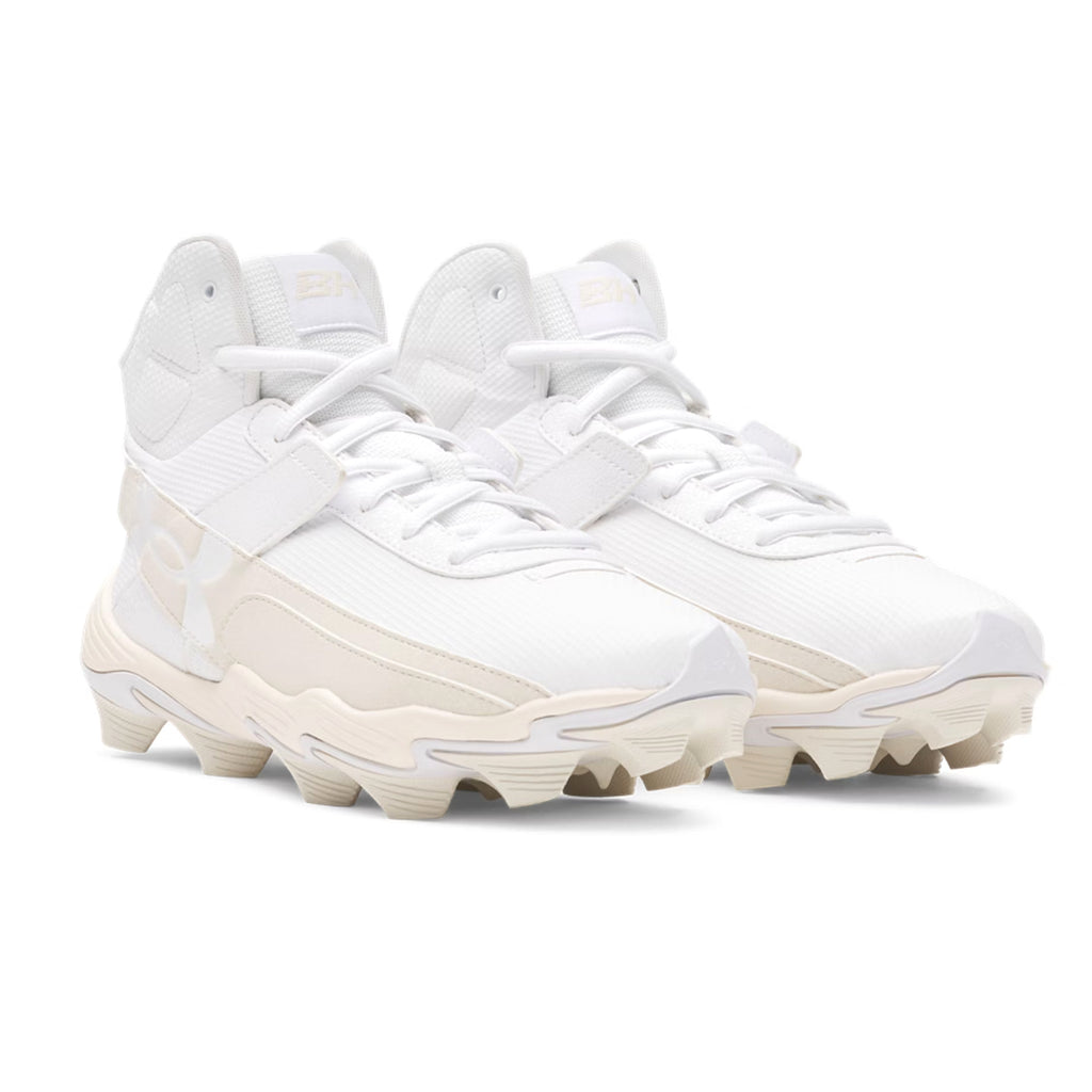Spikes Beisbol Softbol Under Armour Harper 10 RM Mid Blanco INFANTIL
