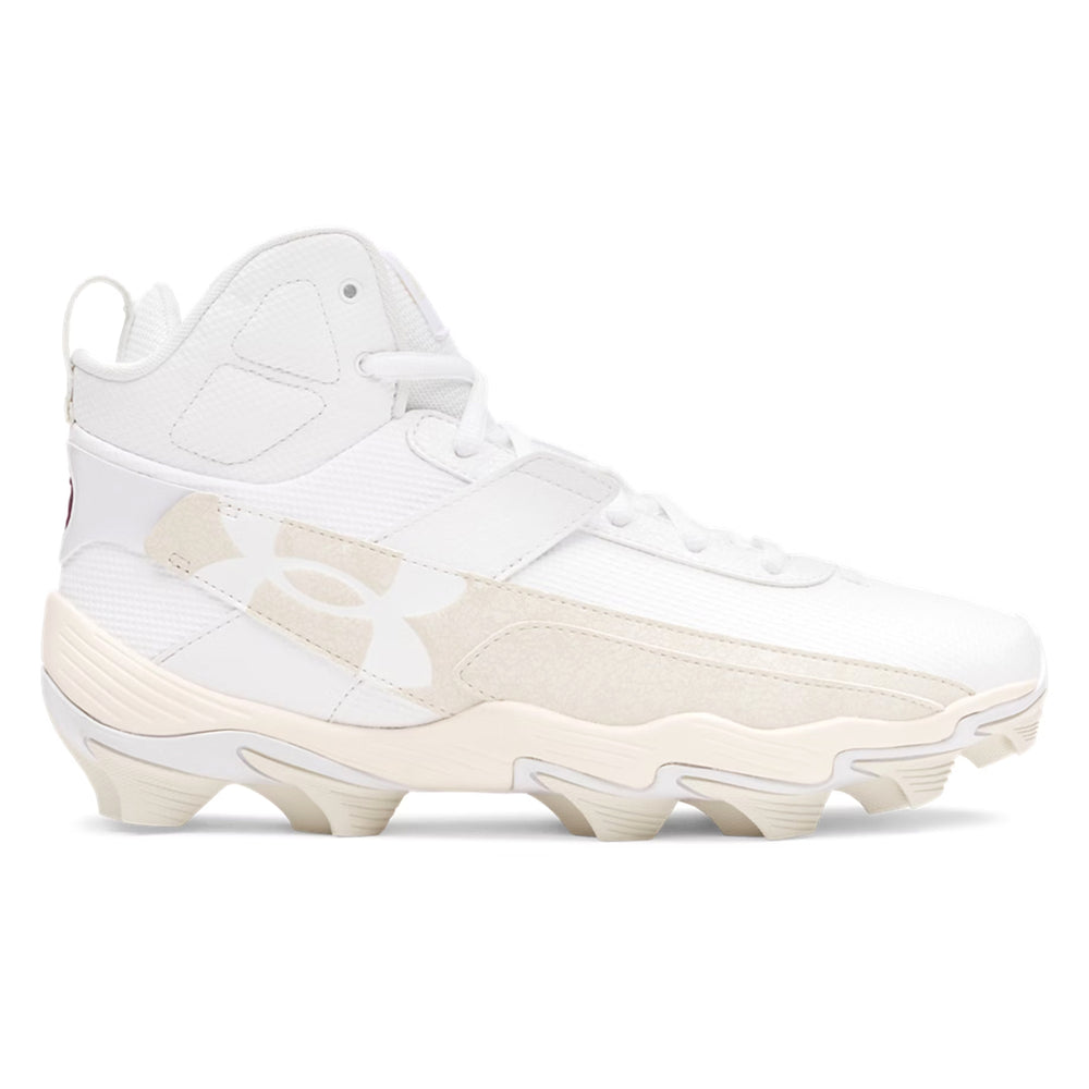 Spikes Beisbol Softbol Under Armour Harper 10 RM Mid Blanco