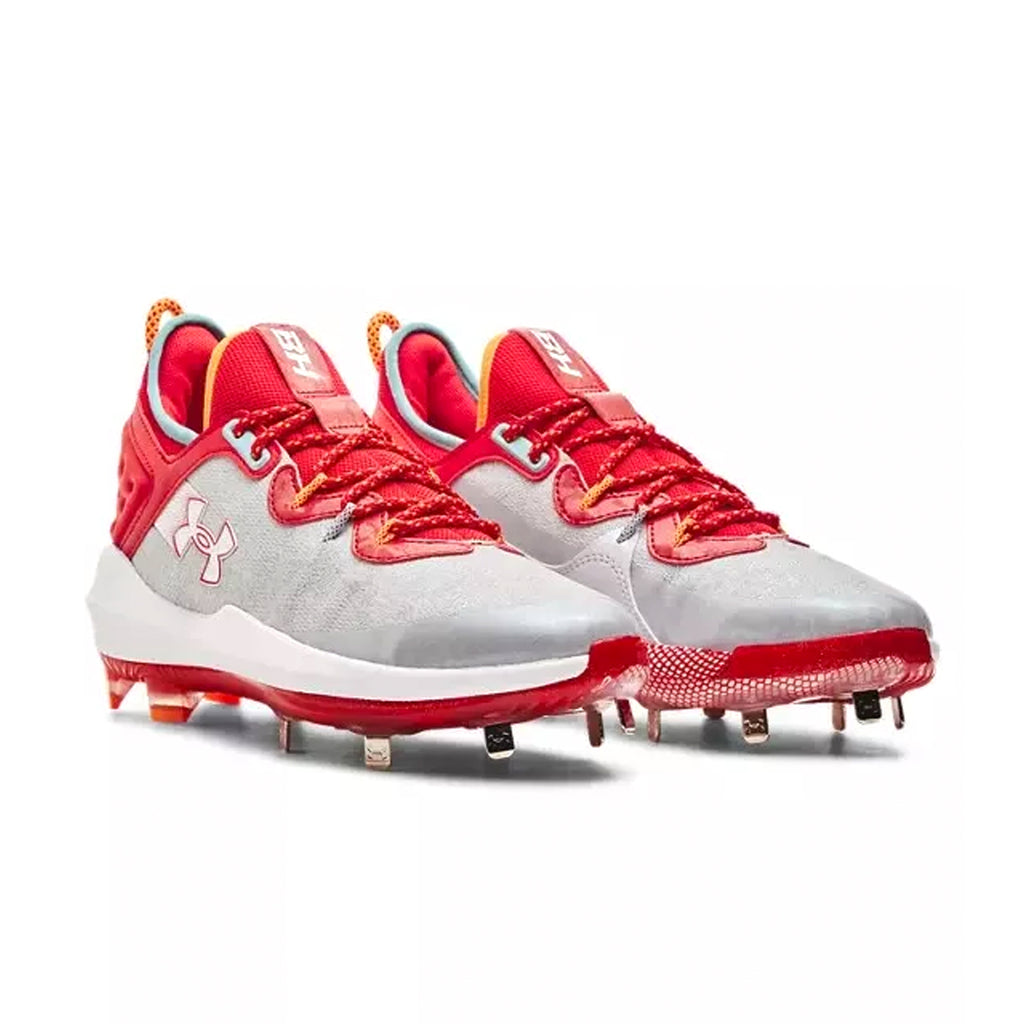 Spikes Beisbol Under Armour Harper 8 Blanco Rojo