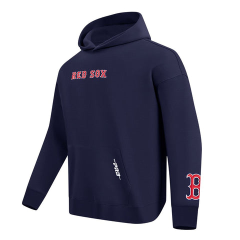 Sudadera Pro Standard Red Sox Boston Con Capucha Pull Over Wingspan LBR5314743