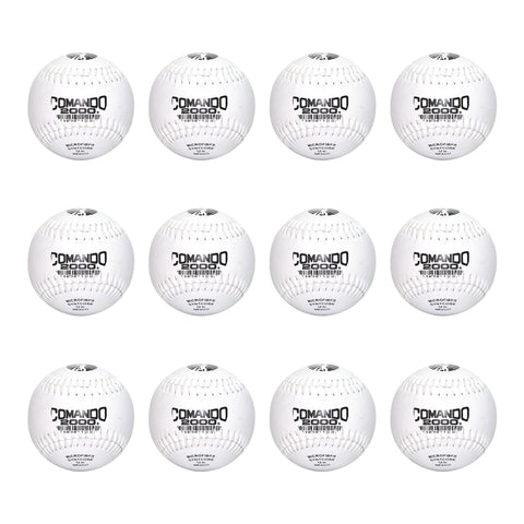 Pelota de Softbol Profesional Comando 2000 Blanca Piel ADULTO