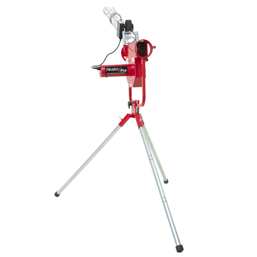Maquina Entrenamiento Bateo Beisbol Heater Pro Fastball & Curveball Con Dispensador de Bolas Automático