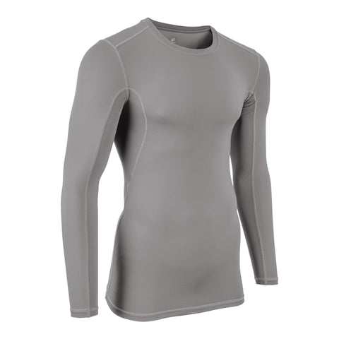Licra Manga Larga Beisbol Softbol Champro CJ3YGR Gris INFANTIL