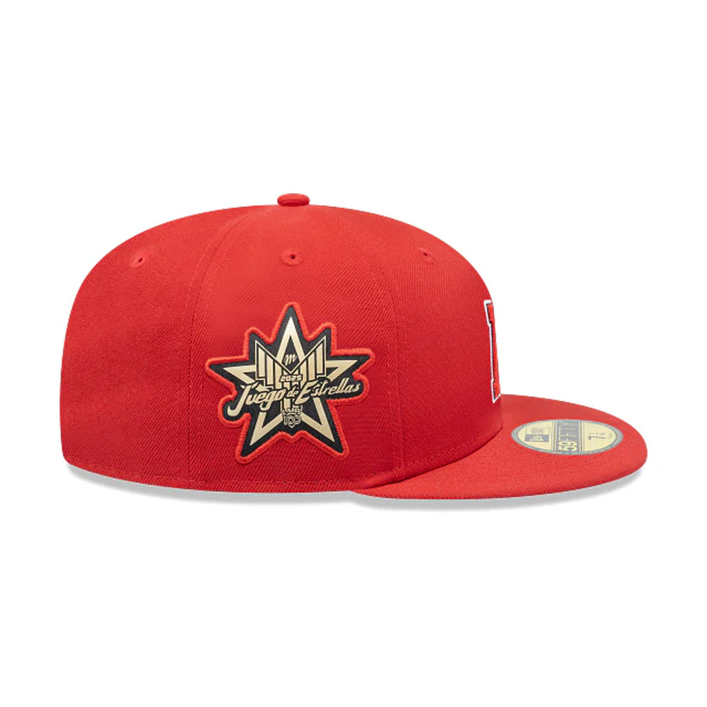 Gorra Beisbol Softbol New Era Rieleros de Aguascalientes LMB Juego de Estrellas 2025 59Fifty Cerrada