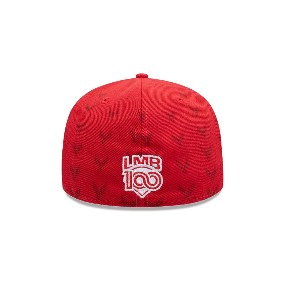 Gorra Beisbol Softbol New Era El Aguila de Veracruz LMB Home Run Derby 2025 59Fifty Cerrada Roja