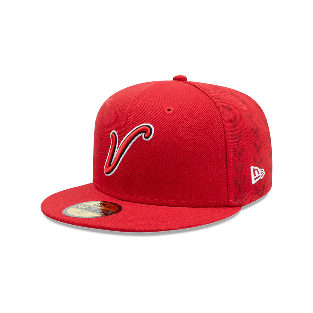 Gorra Beisbol Softbol New Era El Aguila de Veracruz LMB Home Run Derby 2025 59Fifty Cerrada Roja