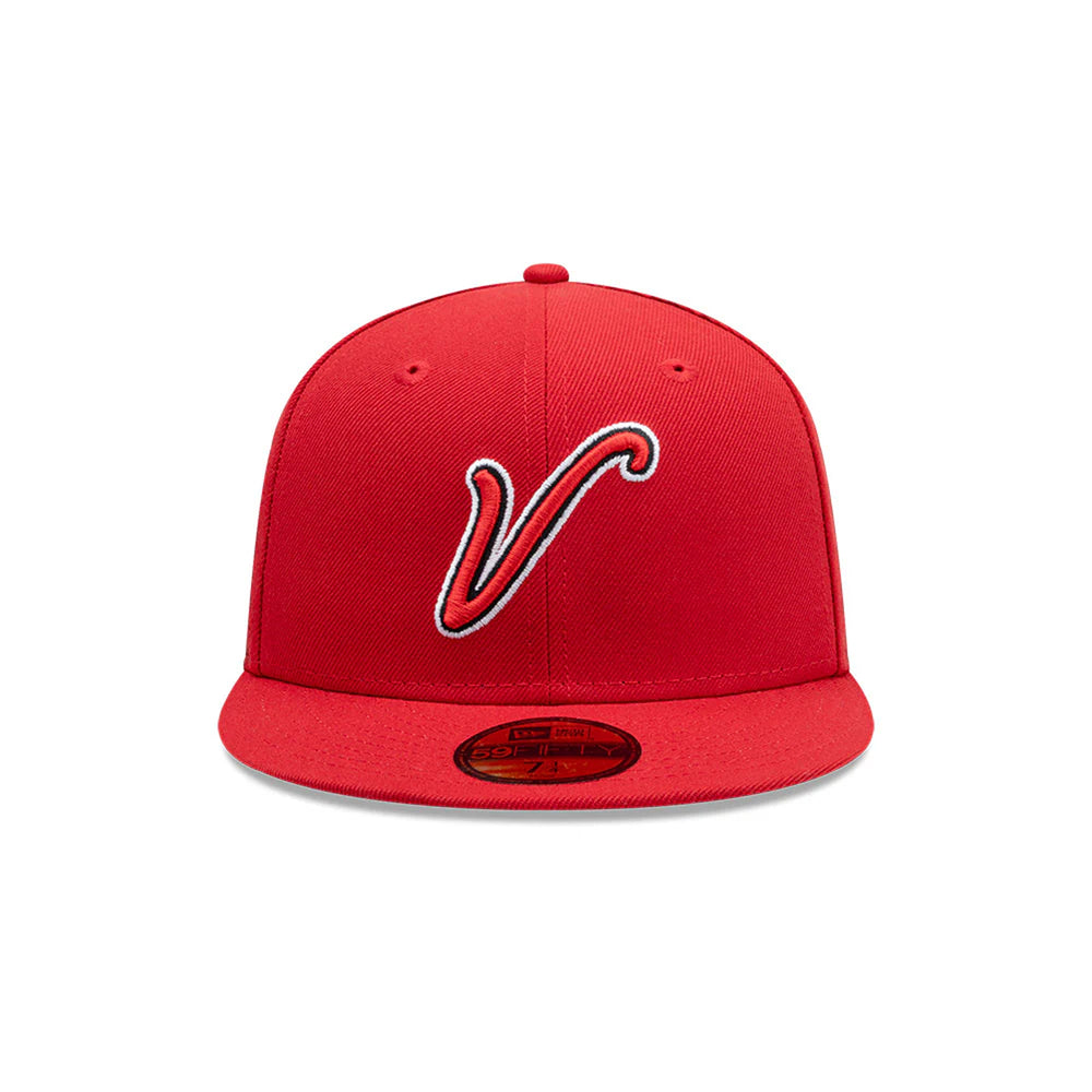 Gorra Beisbol Softbol New Era El Aguila de Veracruz LMB Home Run Derby 2025 59Fifty Cerrada Roja