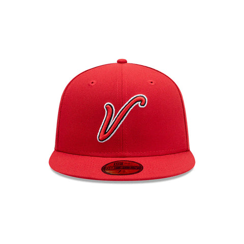 Gorra Beisbol Softbol New Era El Aguila de Veracruz LMB Home Run Derby 2025 59Fifty Cerrada Roja