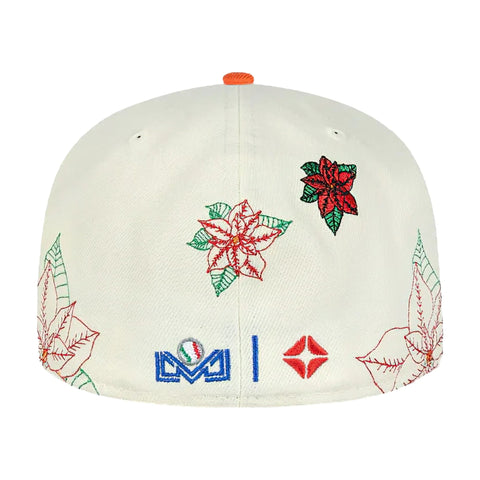 Gorra Beisbol Softbol New Era Naranjeros de Hermosillo Navidad 59Fifty Cerrada