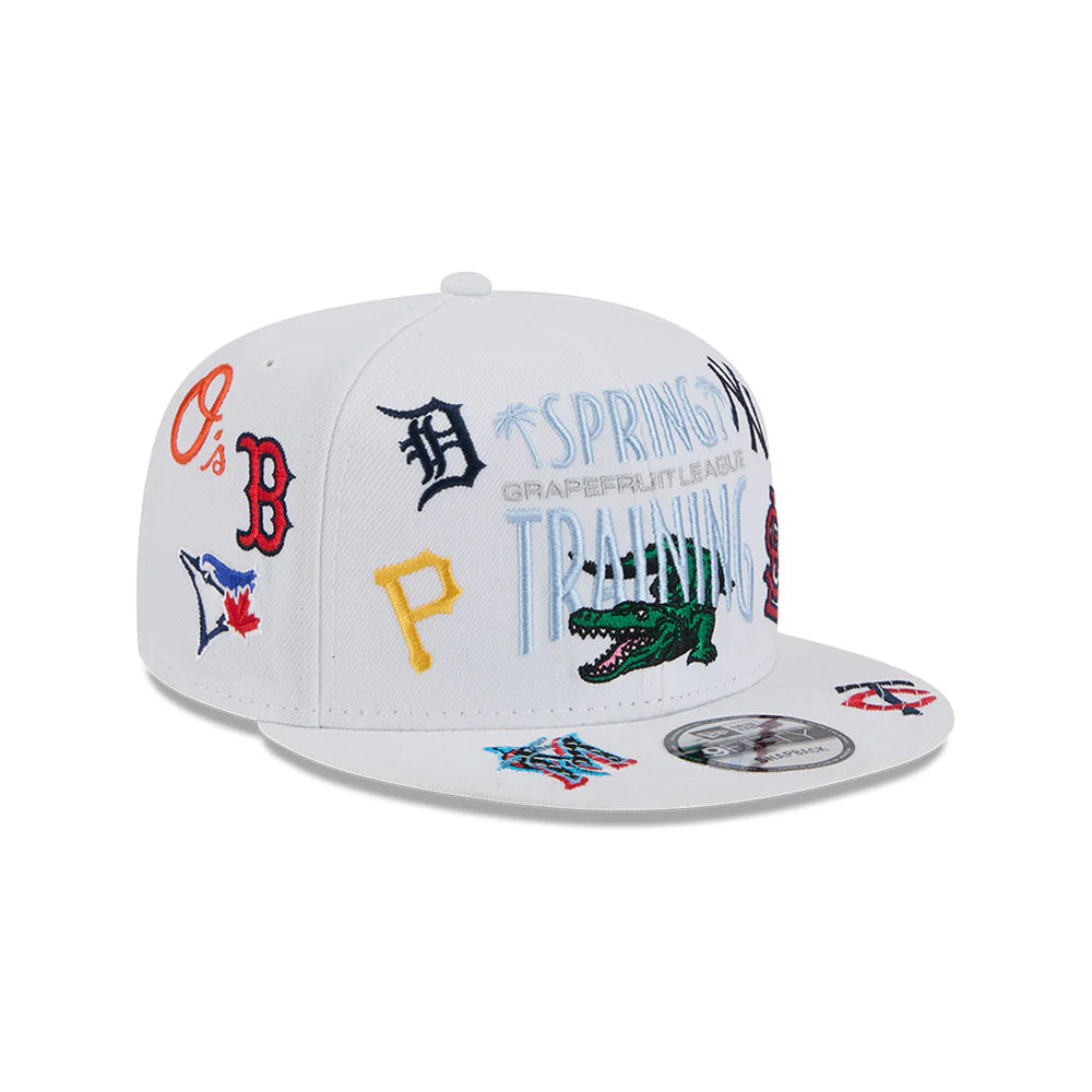 Gorra Beisbol Softbol New Era MLB Grapefruit League Spring Training 2025 All Over Logo 9Fifty Ajustable