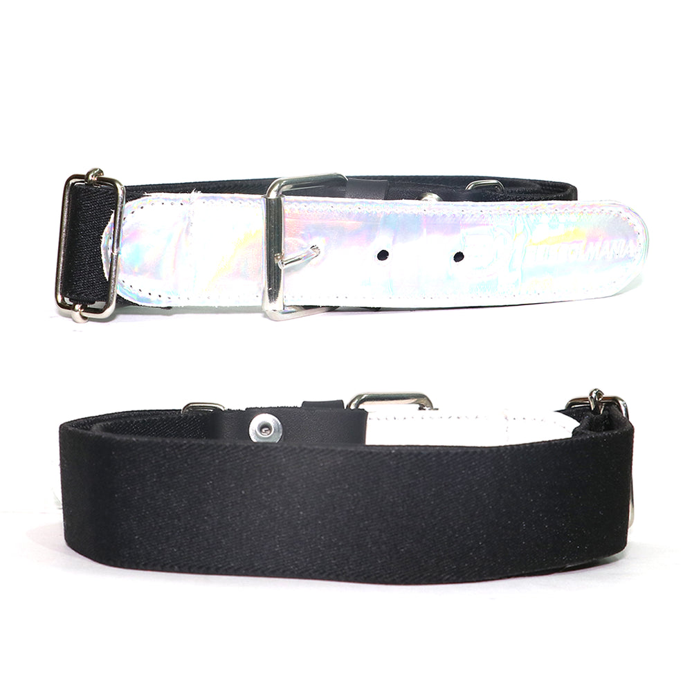 Cinturon Beisbol Softbol Beisbolmania Elastico Punta de Piel Cromada Ajustable INFANTIL