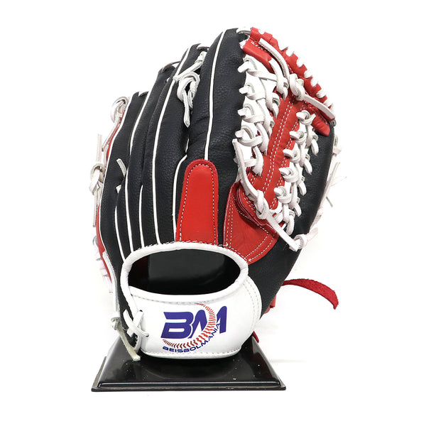 Guante Beisbol Softbol Beisbolmania BSBLMANIAR500NGOROJO 13 in ADULTO