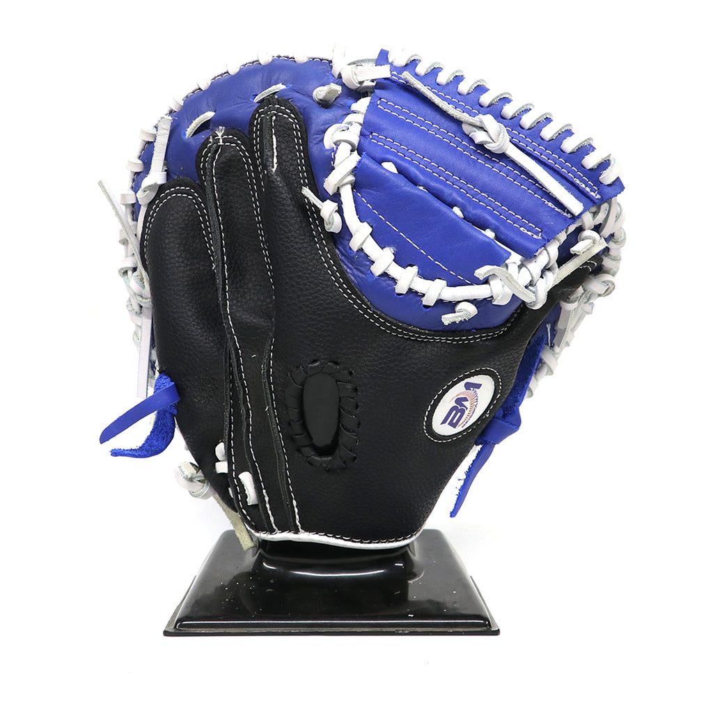 Guante Para Catcher Beisbol Beisbolmania R2000JRNGOAZL Negro Azul 31 In