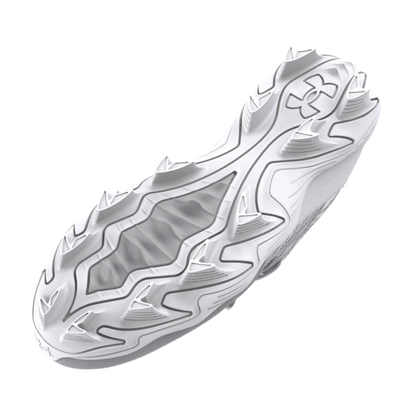 Spikes Beisbol Softbol Under Armour Harper 9 RM Blanco Gris INFANTIL