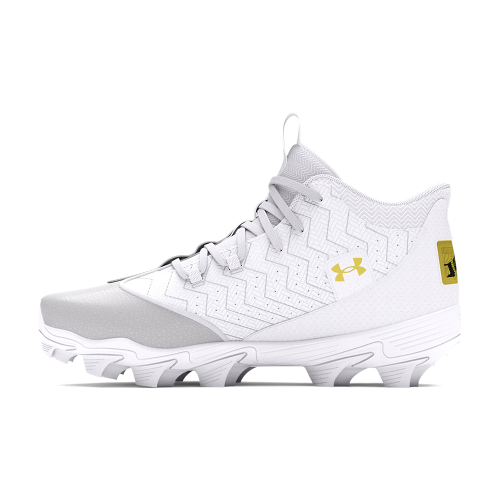Spikes Beisbol Softbol Under Armour Harper 9 RM Blanco Dorado